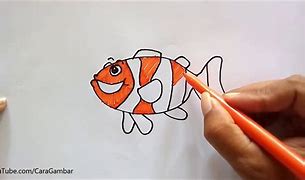 Cara Gambar Ikan Nemo Yang Mudah