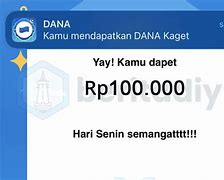 Dana Kaget Hari Ini 10 November 2024